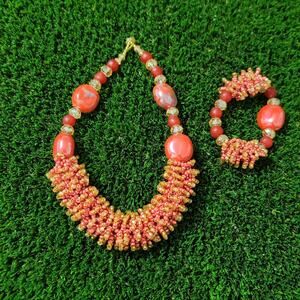 Custom Handmade Ghanaian West African Chunky Jewelry Set